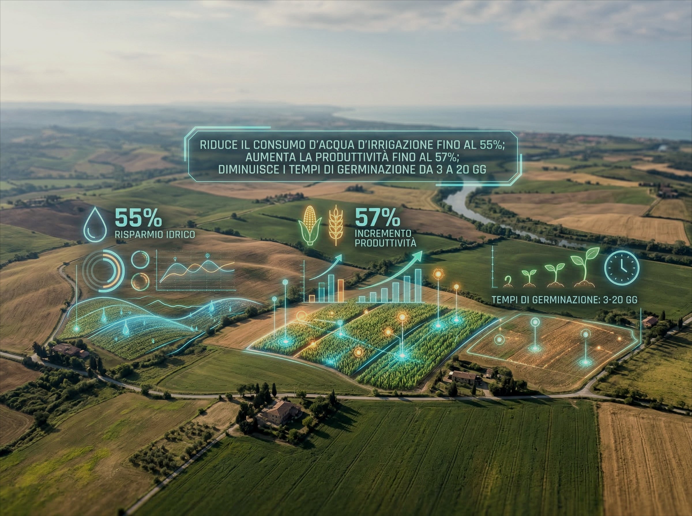 Carica il video: <p>Razionalizzazione delle fonti idriche. Riduzione fino al 50% del consumo di acqua</p>